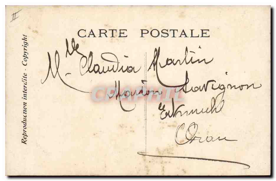CPA Theatre Edmond Rostand Chantecler et le coq de combat — Verso