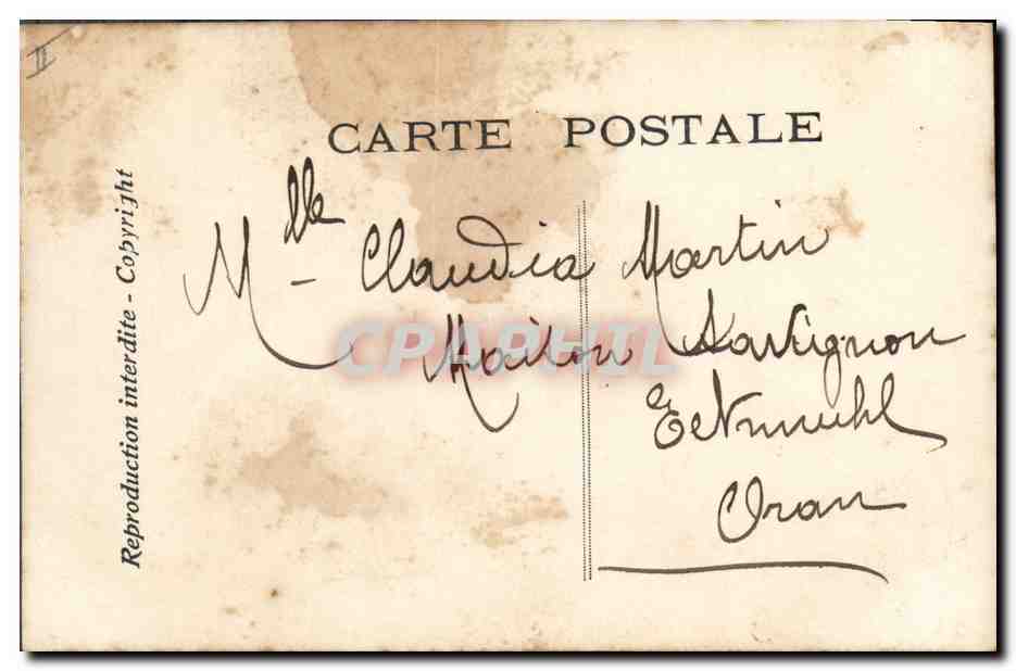 CPA Theatre Edmond Rostand Chantecler L'ode a la nuit Chouette Hibou — Verso