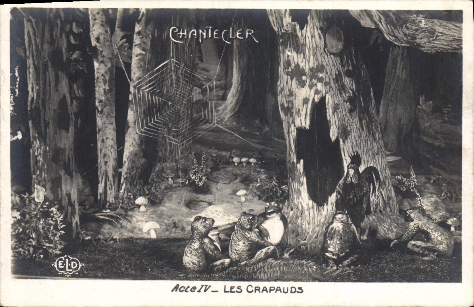 CPA Theatre Edmond Rostand Chantecler Les crapauds Grenouille