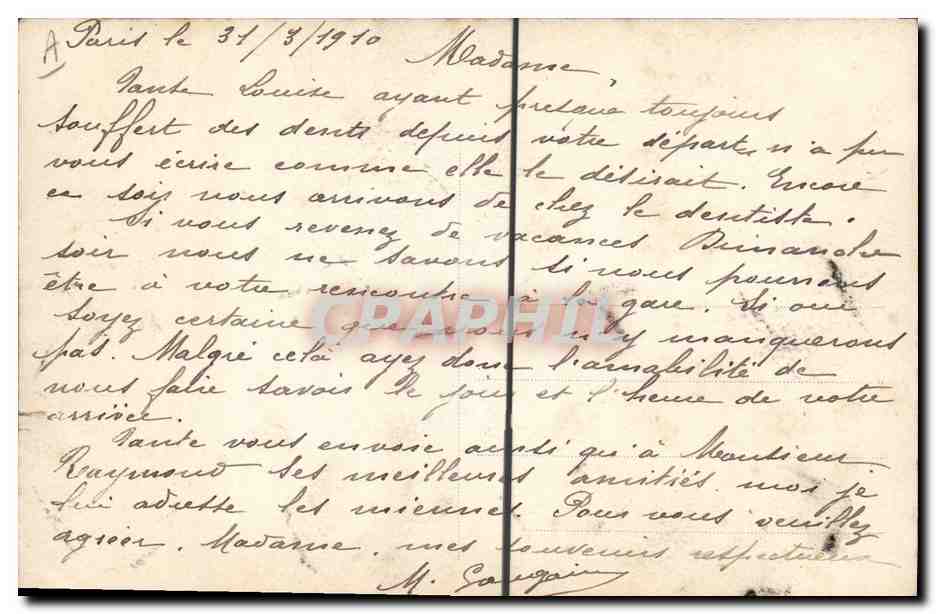 CPA Theatre Edmond Rostand Chantecler Flirt de Basse Cour — Verso