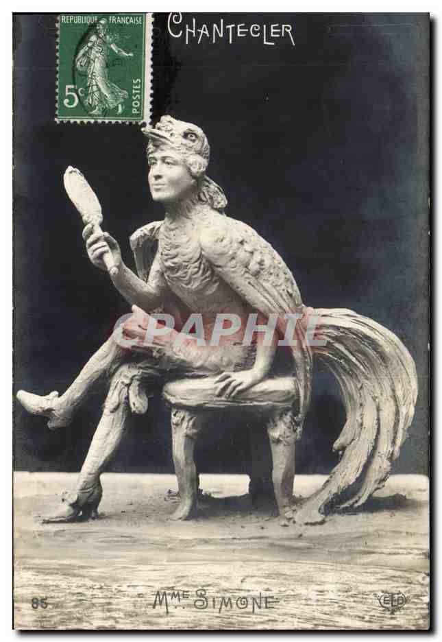 CPA Theatre Edmond Rostand Chantecler Mme Simone
