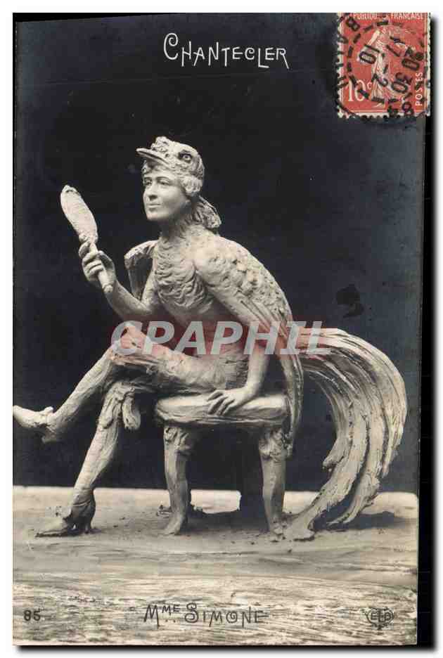 CPA Theatre Edmond Rostand Chantecler Mme Simone