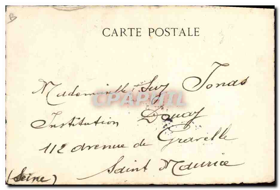 CPA Theatre Edmond Rostand Chantecler F Galipaux le merle Oiseau — Verso