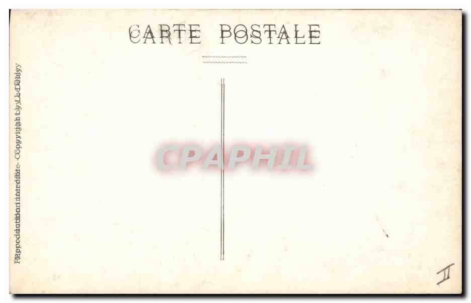 CPA Theatre Edmond Rostand Chantecler Le soir de la faisane — Verso