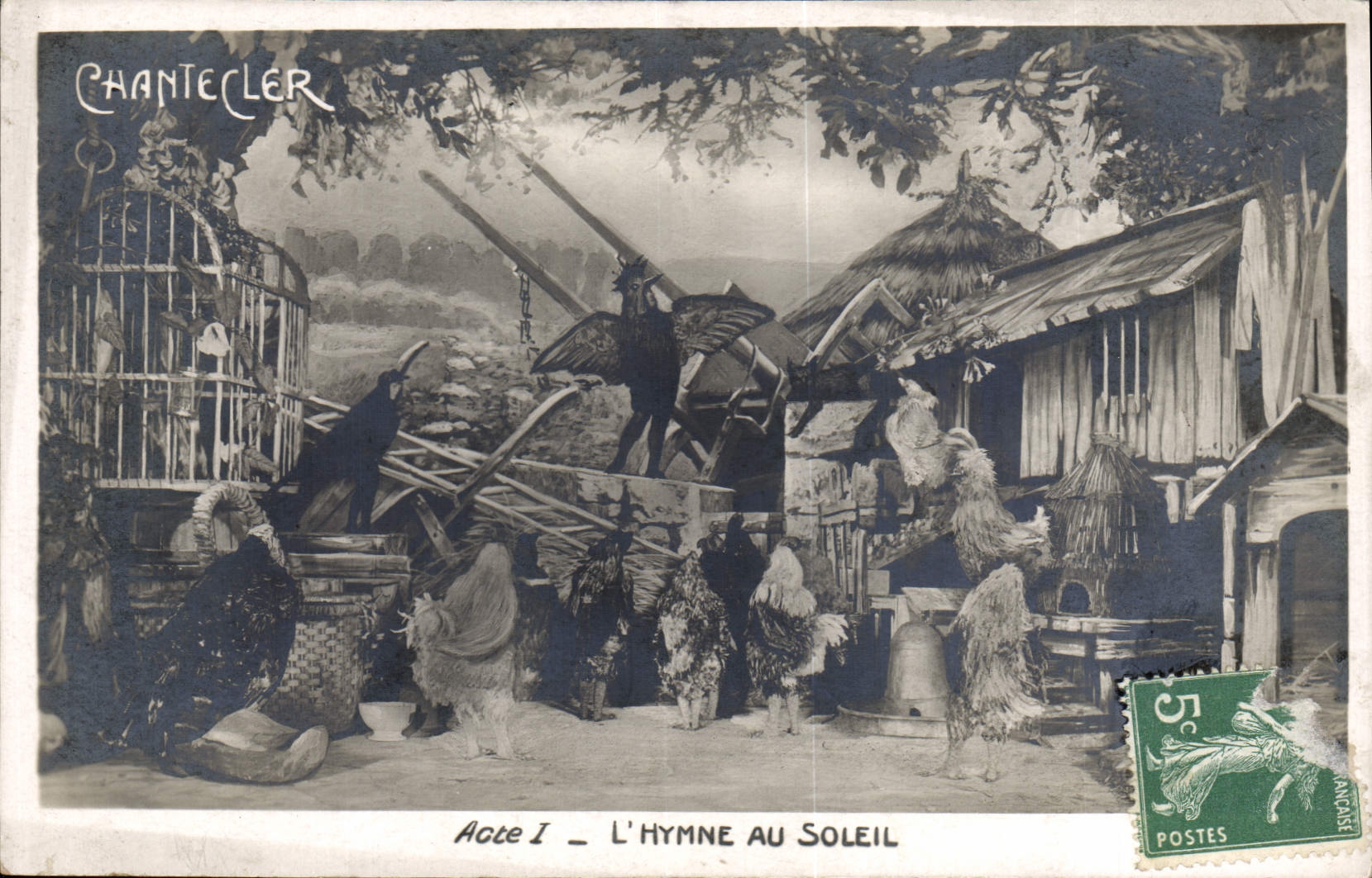 CPA Theatre Edmond Rostand Chantecler L'hymne au soleil