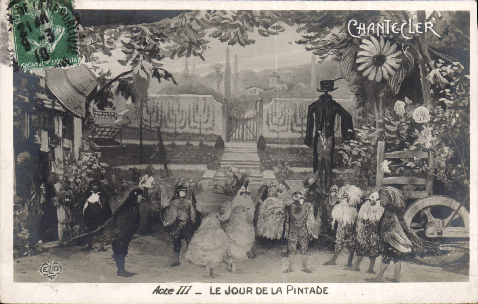 CPA Theatre Edmond Rostand Chantecler Le jour de la pintade