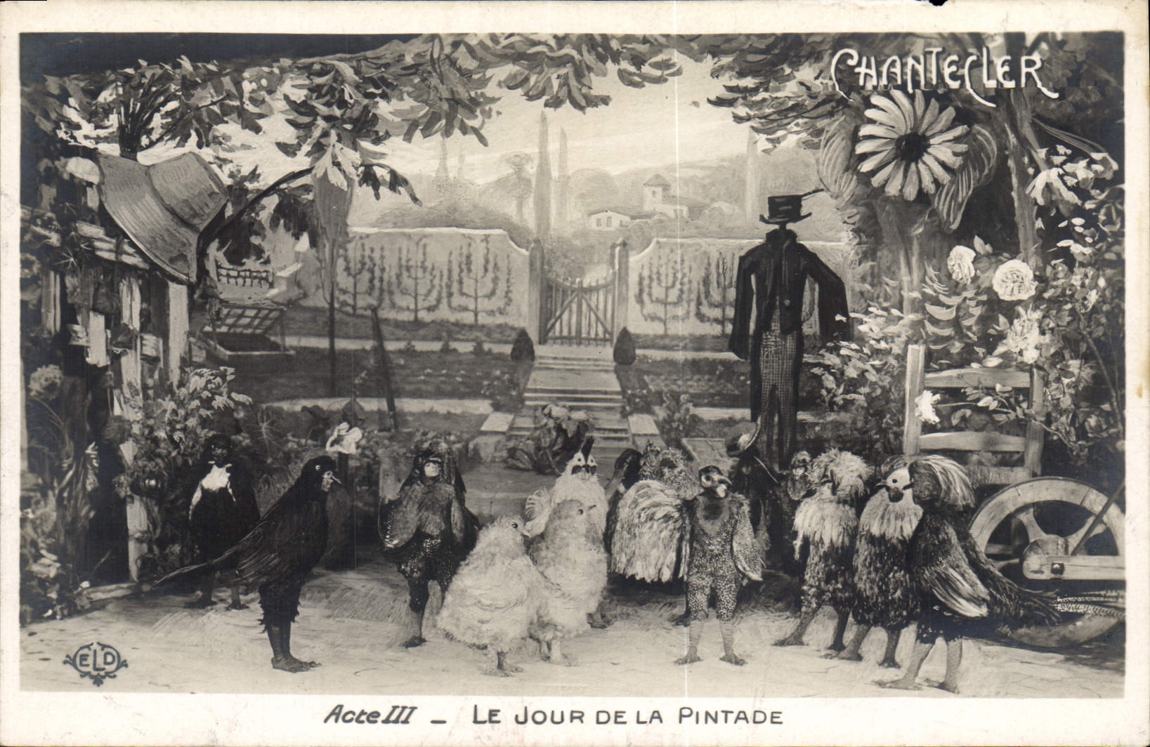 CPA Theatre Edmond Rostand Chantecler Le jour de la pintade