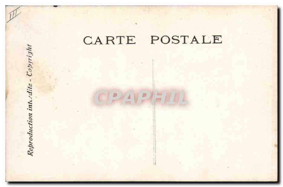 CPA Theatre Edmond Rostand Chantecler Le jour de la pintade — Verso