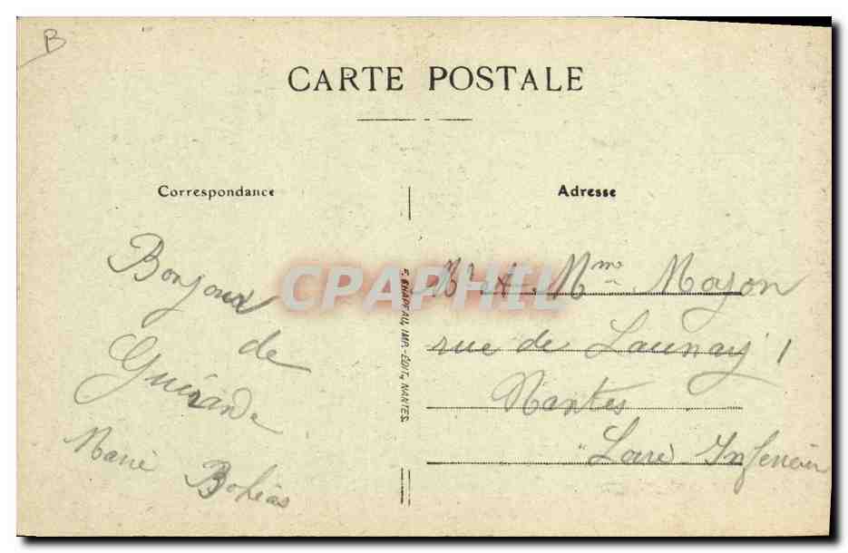 Guérande (Loire-Inf.) — Marais Salants près de Poullguen — Mulon de Sel — Reverso