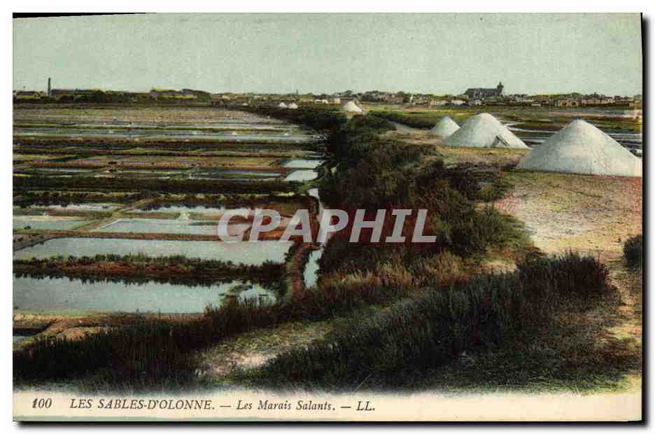 Les Sables-d'Olonne — Les Marais Salants — LL. n°100