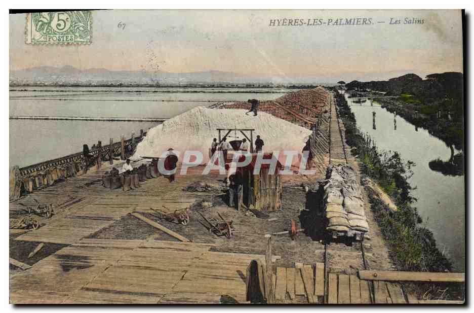 Hyères-les-Palmiers — Les Salins — Éditeur CPAPHIL, n° 67
