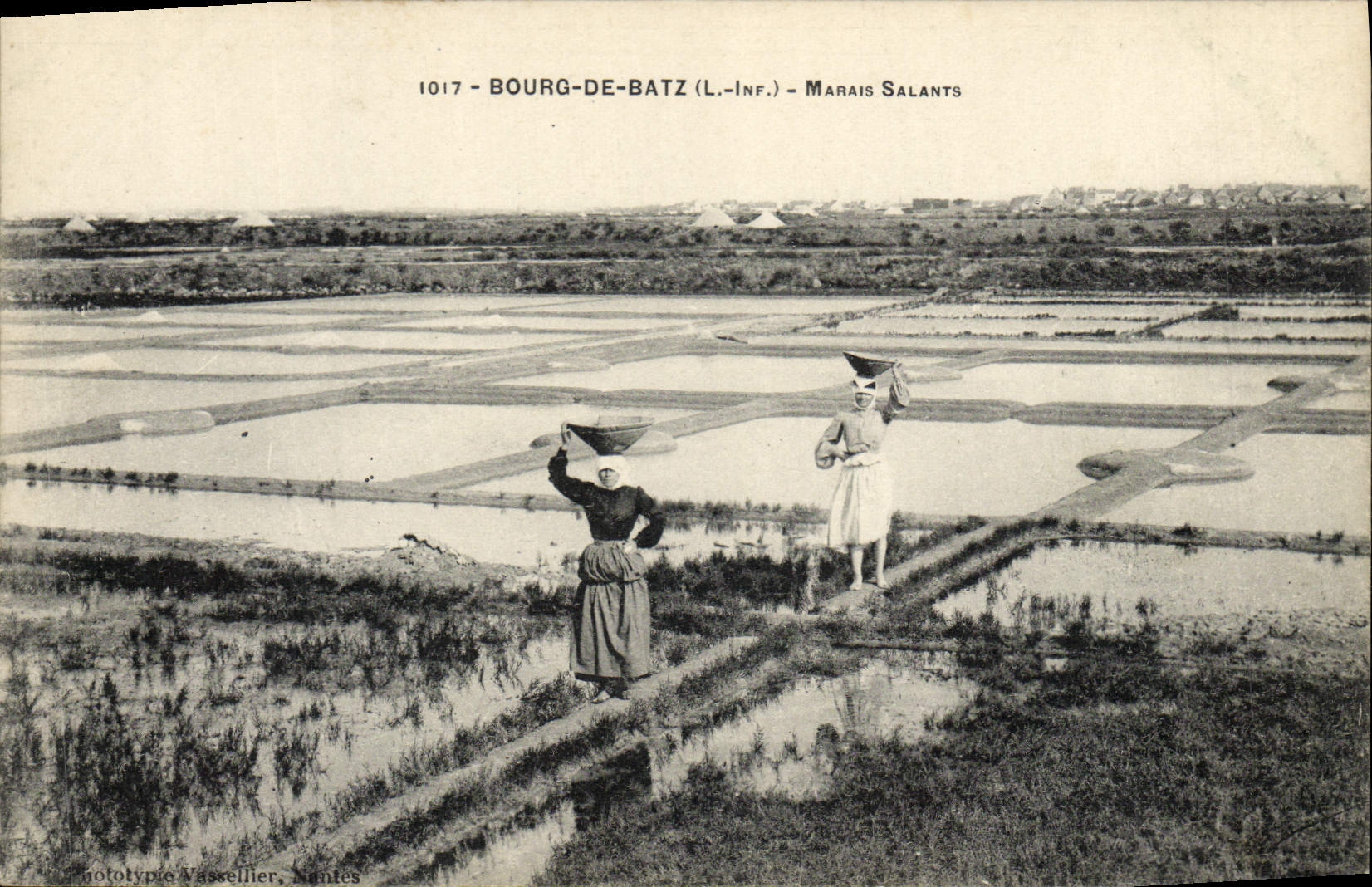 Bourg-de-Batz (L.-Inf.) — Marais salants — Phototypie Vassellier, Saintes