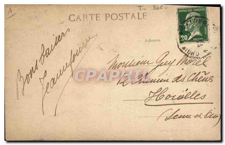 Croix-de-Vie (Vendée) — Les Marais salants — Paludiers tirant le sel — Collection Boutain — Verso