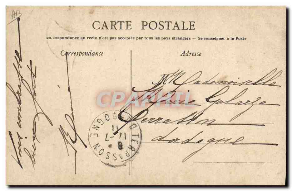 Rétecur du Baptême — Au Pays du Sel — Artaud-Nozais, Nantes — Verso
