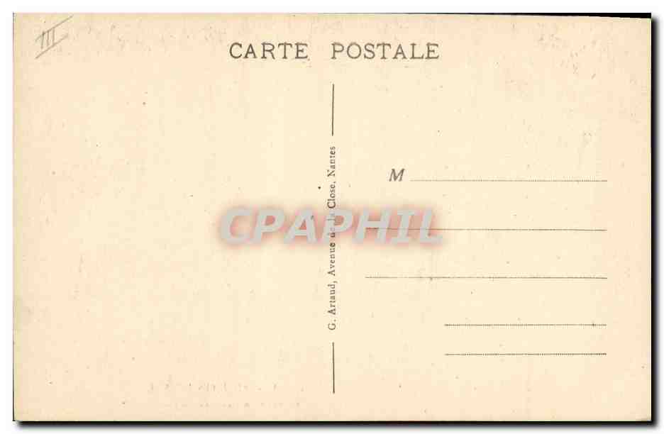 Au Pays du Sel — Le traditionnel cadeau du jour de Noce — G. Arraud, Avenue de la Cloche, Nantes — Reverso