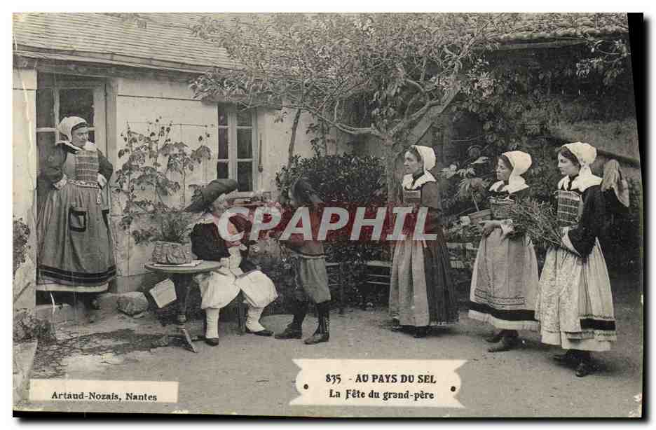 Artaud-Nozais, Nantes — La Fête du grand-père — éditeur CPAPHIL, n° 835