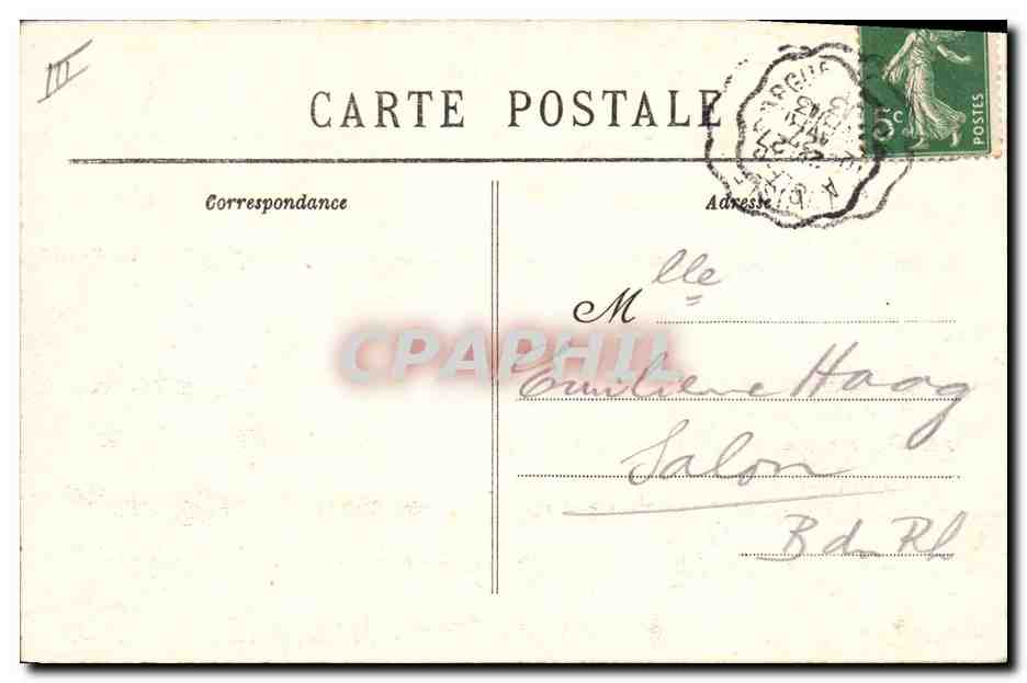 CPA Banque Caisse d'Epargne et de Prevoyance Carpentras — Rückseite