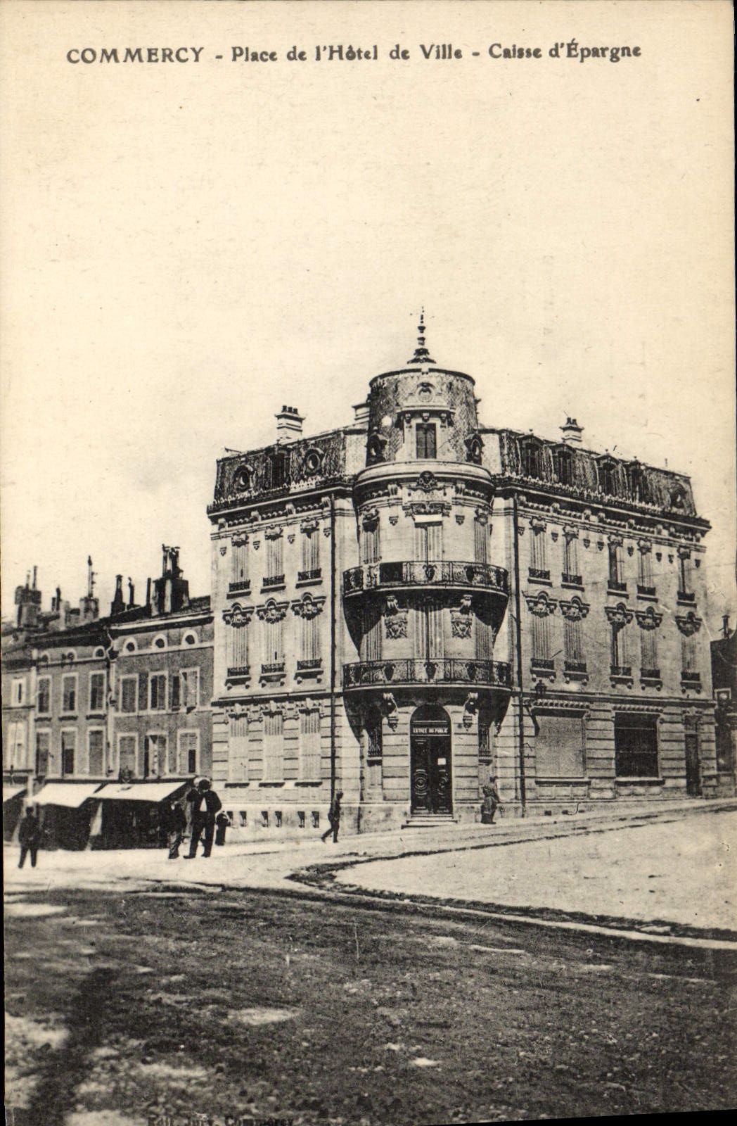 CPA Banque Caisse d'Epargne Commercy Place de l'hotel de ville
