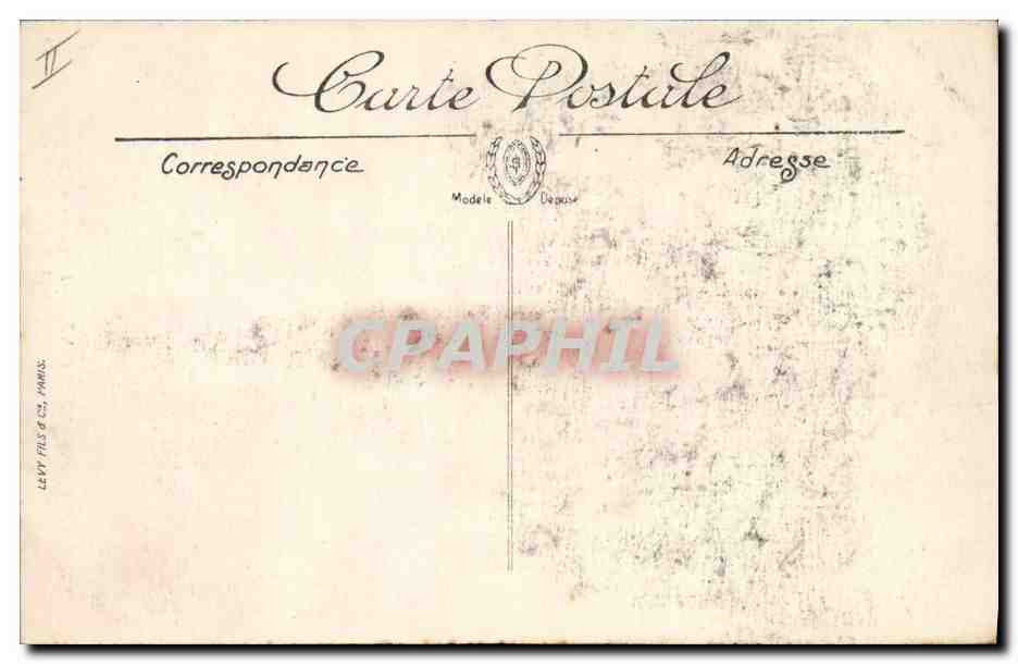 CPA Banque Caisse d'Epargne Facade sur le parc Chalons sur Marne — Rückseite