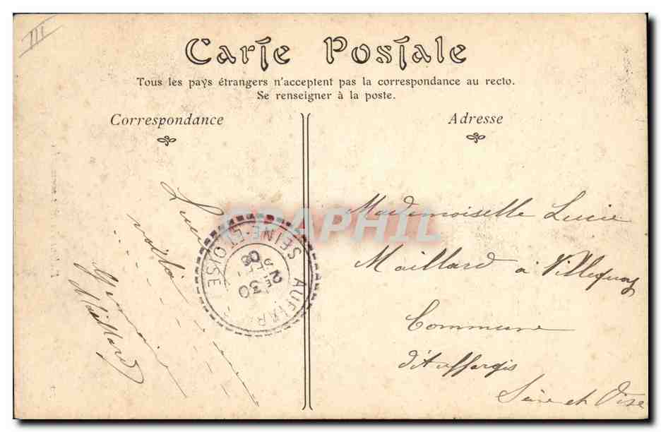 CPA Folklore Pecheur des cotes normandes Peche — Verso