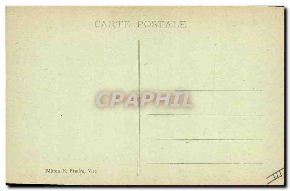 CPA Folklore Normandie Enfants — Verso