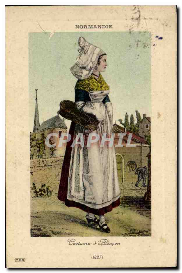 CPA Folklore Normandie Alencon 