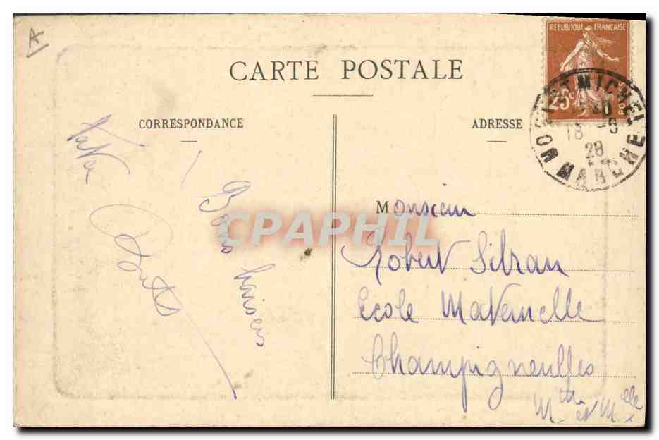 CPA Folklore Normandie Alencon  — Verso