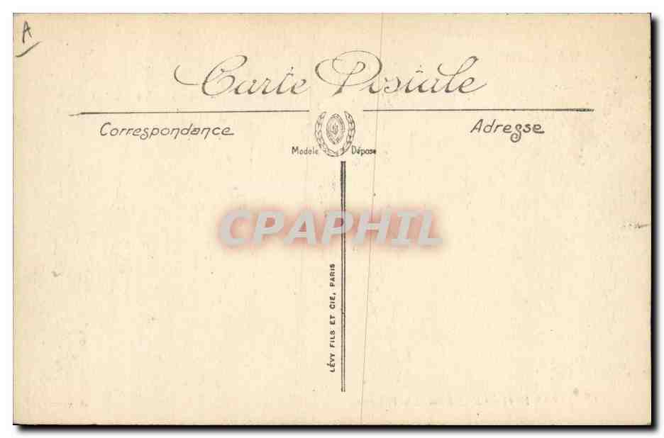 CPA Folklore Auvergne Un bapteme — Verso