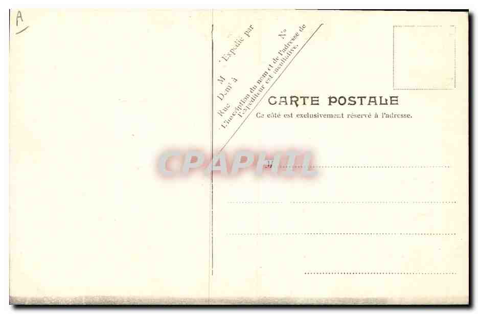 CPA Folklore Interieur d'Auvergne  — Verso