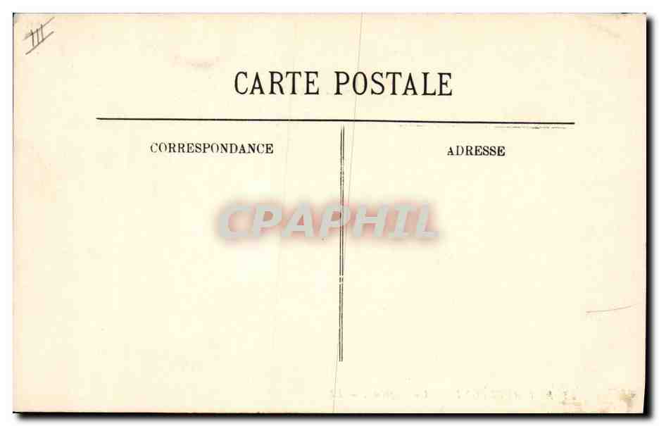 CPA Folklore Auvergne Un bapteme — Verso