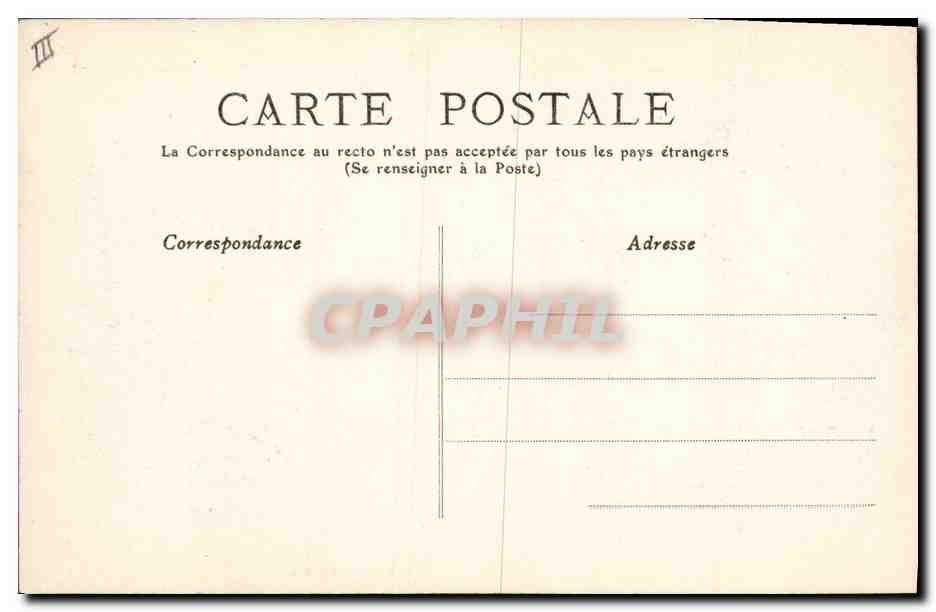 CPA Folklore Auvergne La bourree — Verso