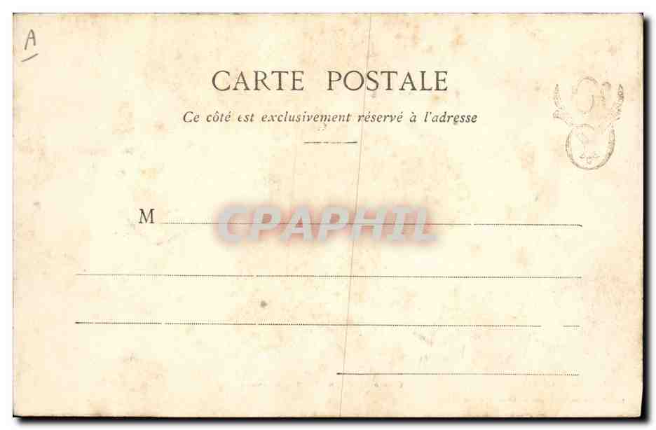 CPA Folklore Auvergne La Montagnarde — Rückseite