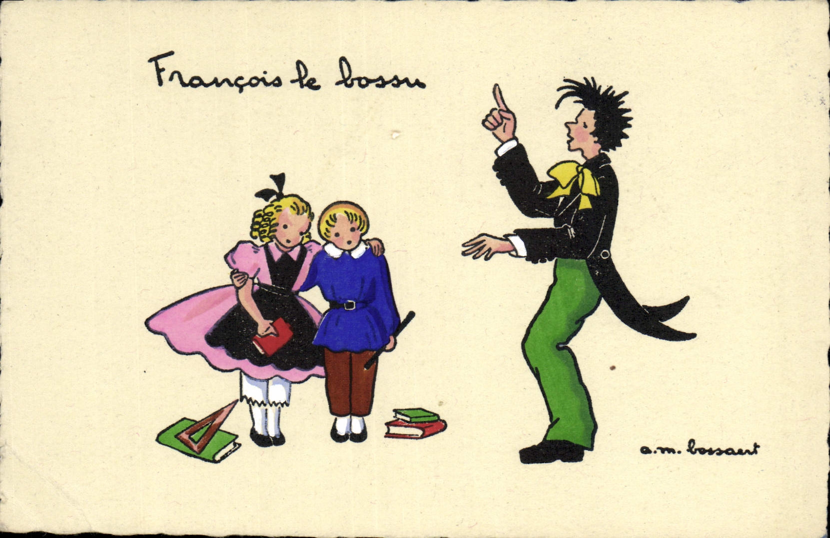 CPA Fantaisie Illustrateur Francois le bossu