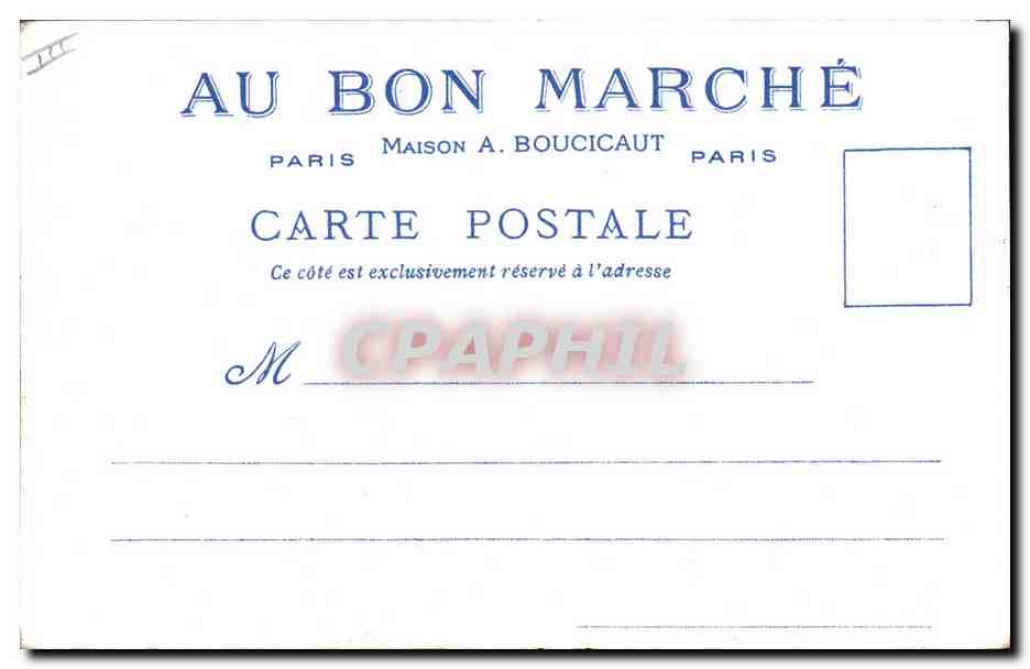Porte Saint-Michel — Paris — éditée par les Magasins du Bon Marché — Reverso