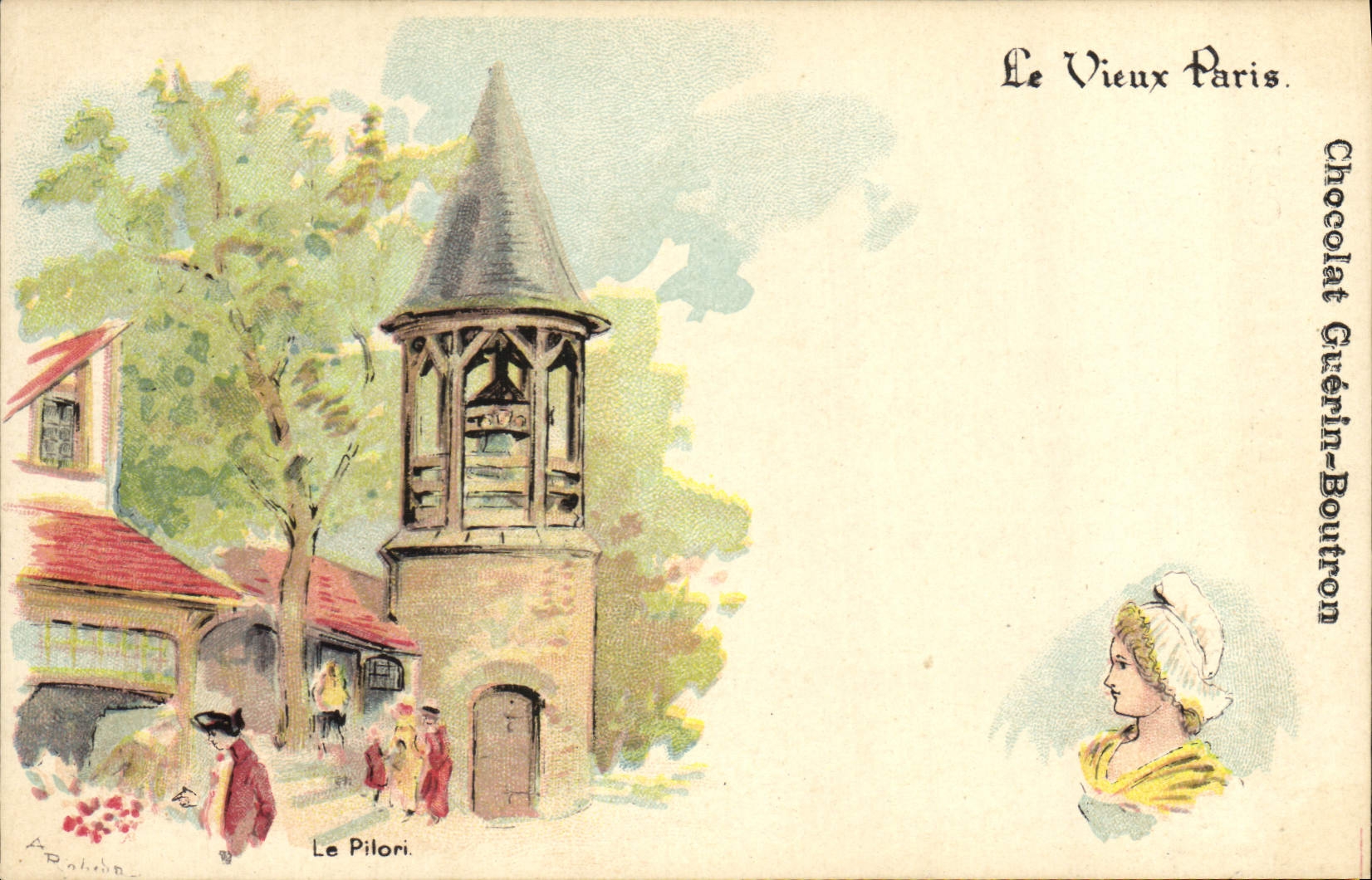 Le Pilori — Le Vieux Paris — Chocolat Guérin-Boutron
