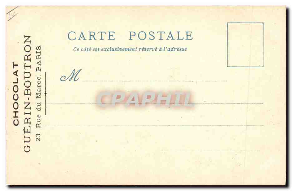 Le Pilori — Le Vieux Paris — Chocolat Guérin-Boutron — Reverso