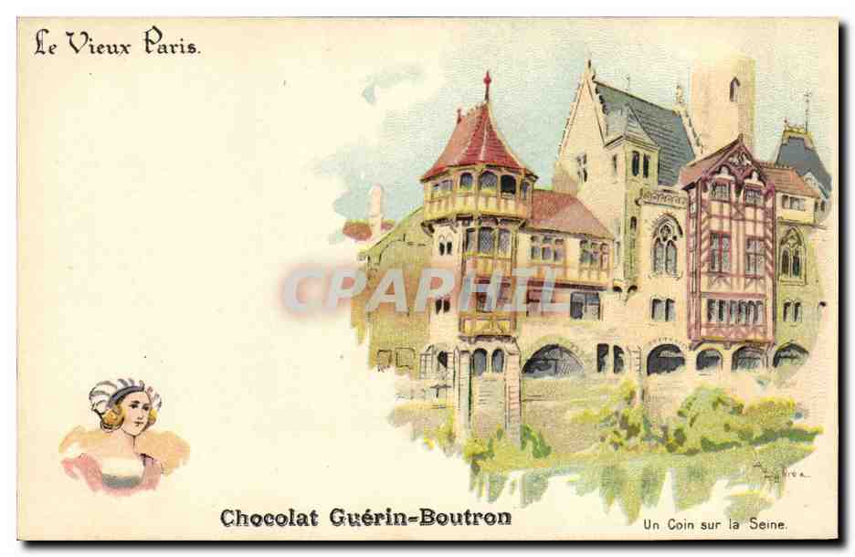 Un Coin sur la Seine — Le Vieux Paris — Chocolat Guérin-Boutron