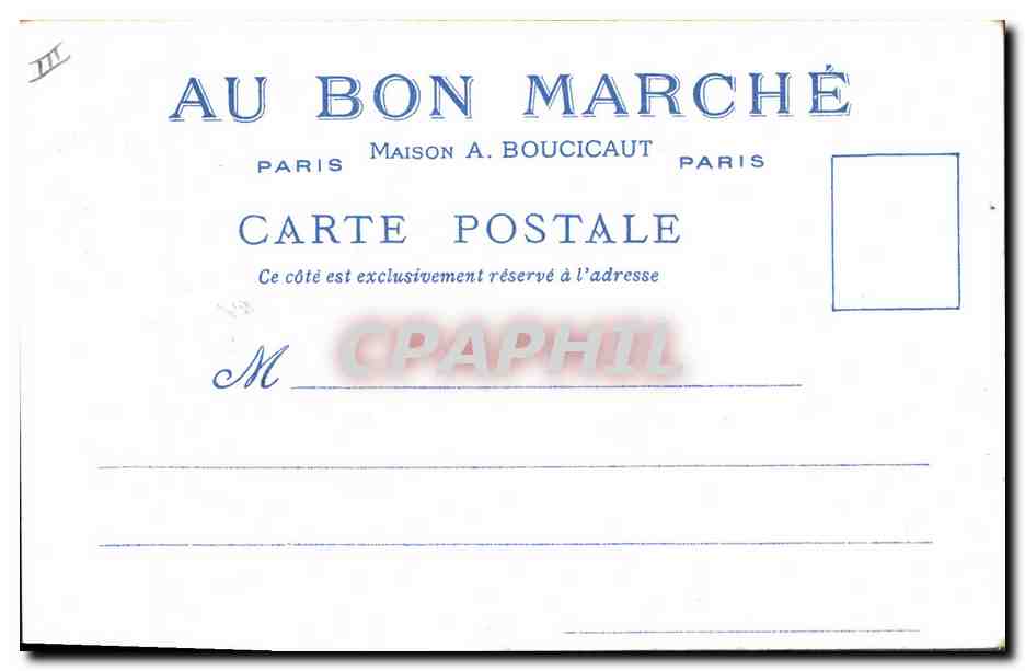Maison natale de Molière — Le Vieux Paris — Offerte par les Magasins du Bon Marché — Reverso