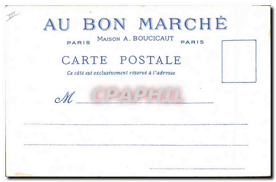 Pont au Change — Paris — Offert par les Magasins du Bon Marché — Reverso