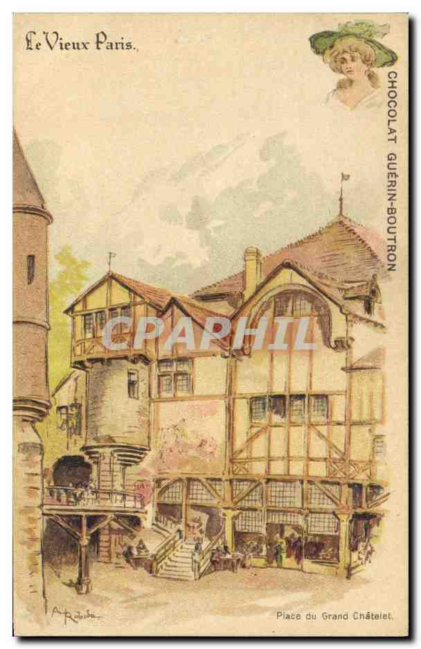 Place du Grand Châtelet — Paris — Chocolat Guérin-Boutron