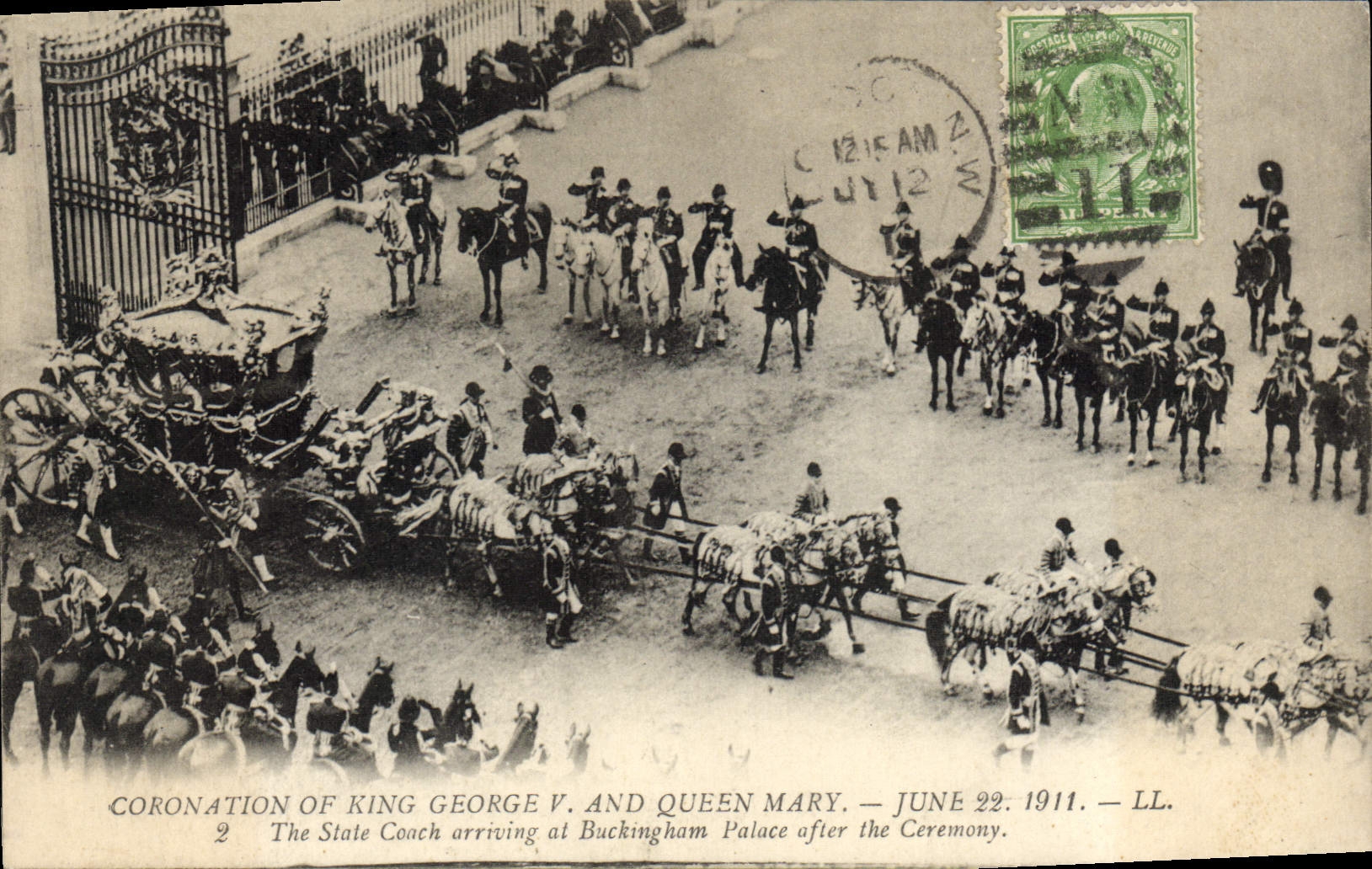 Coronation de King George V et Queen Mary — June 22, 1911 — LL.