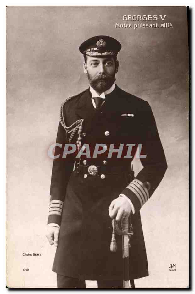 George V — Notre puissant allié — Cliché Bert, Paris