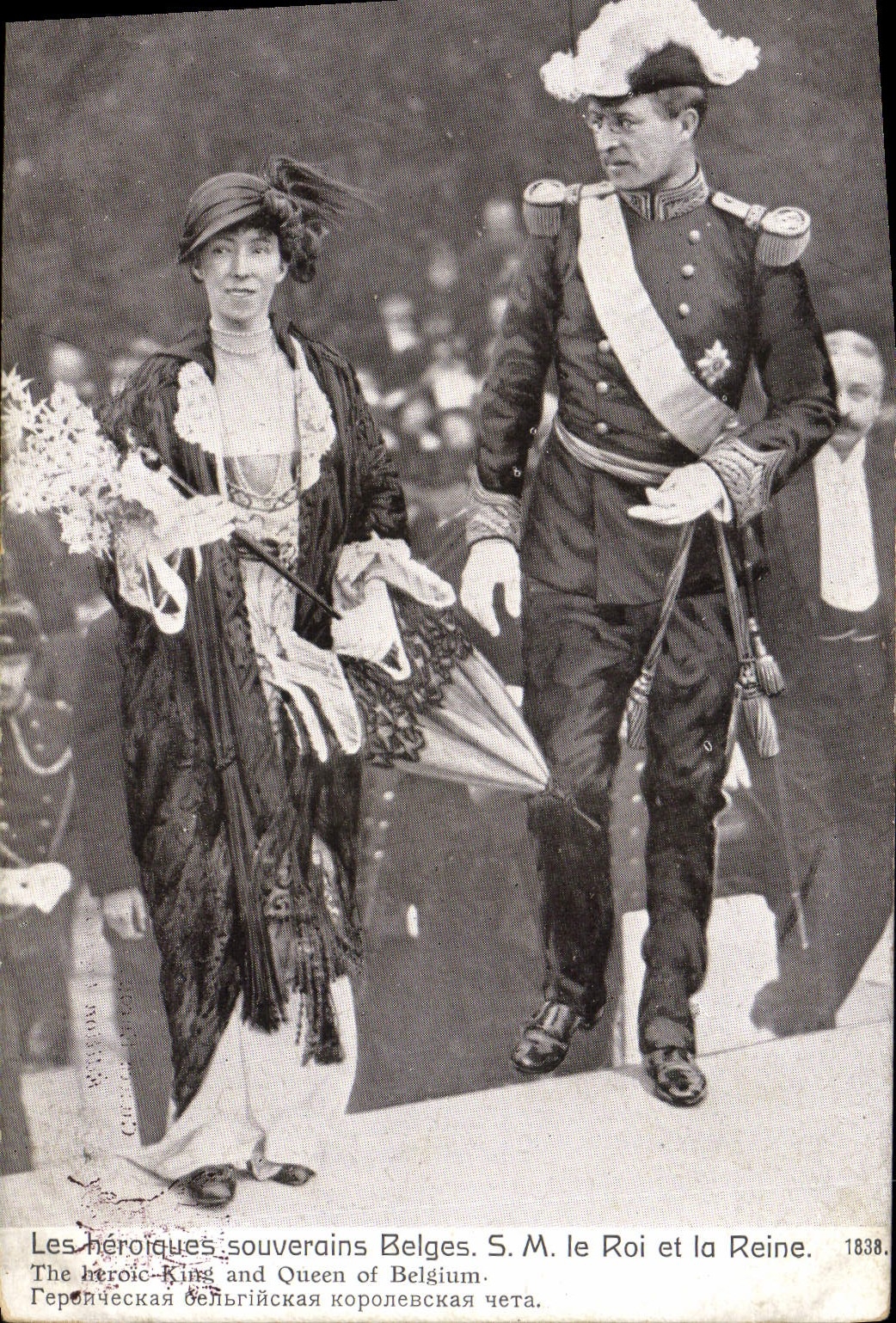 Le Roi et la Reine de Belgique — S.M. le Roi et la Reine — Édition Patriotique 1914