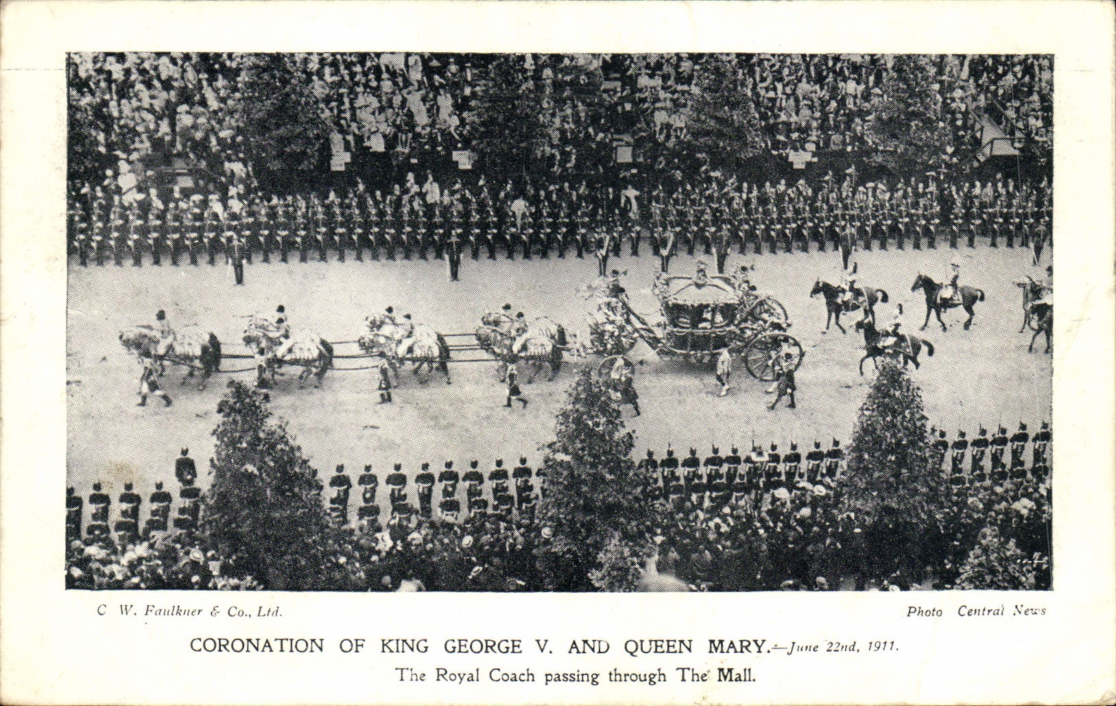 Coronation de King George V et Queen Mary — June 22nd, 1911 — C.W. Faulkner & Co., Ltd.