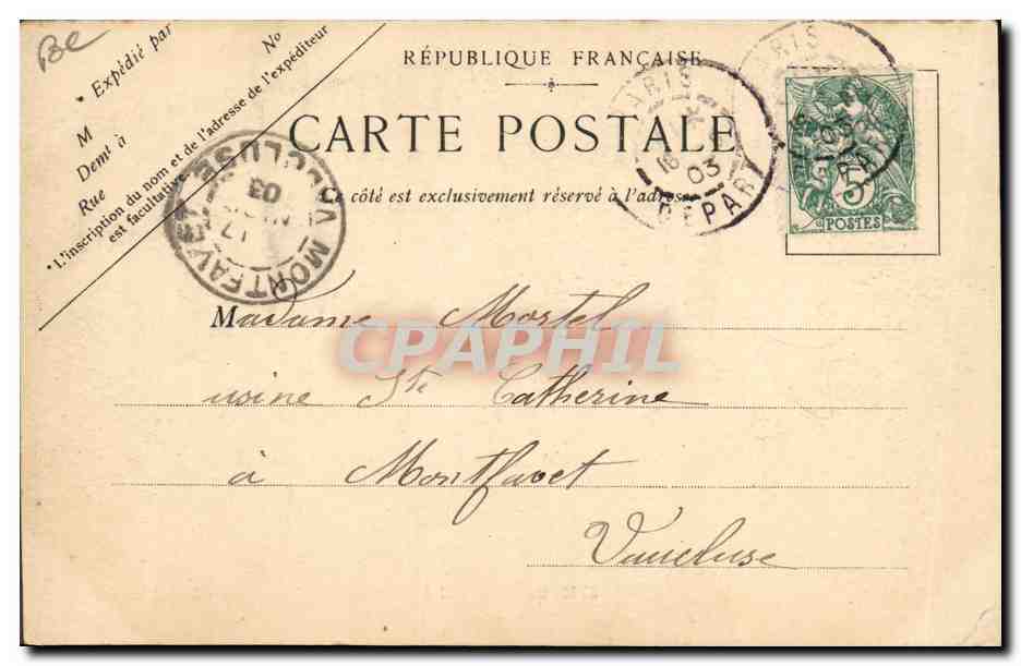 S.M. Edouard VII à la revue de Vincennes - Salut au Drapeau — M. & B, Paris — Verso