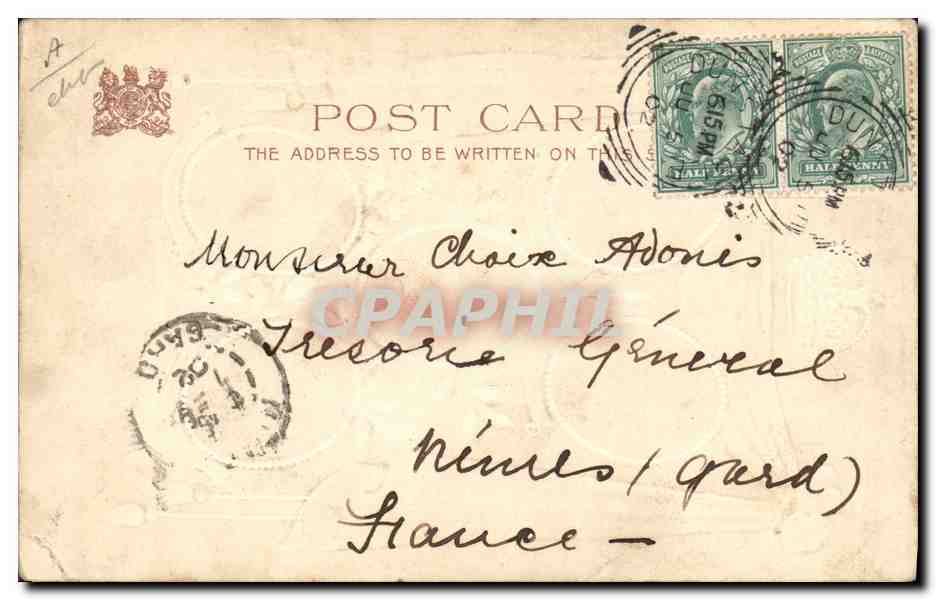 CPA Three generations Queen Alexandra King Edward VII Edward Princess of Wales Prince of Wales — Verso