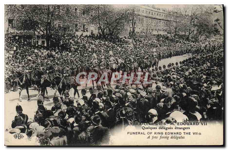 Funérailles de S.M. Édouard VII — Quelques délégués étrangers — Éditeur E.D.