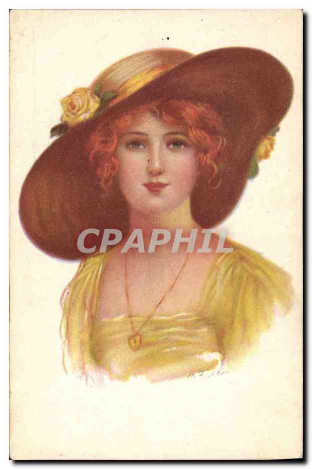 CPA Fantaisie Illustrateur FEmme