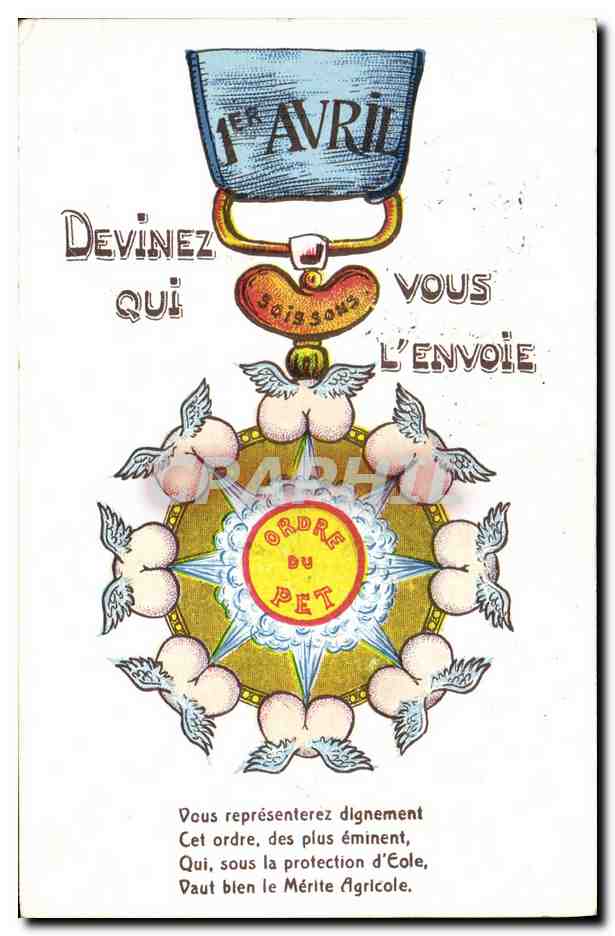 Ordre du Petit — 1er Avril — éditeur non visible