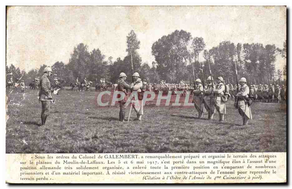 Angriff auf den Plateau von Moulin-de-Laffaux — 5. und 6. Mai 1917 — Colonel GALEMBERT — Édition La Cote, IMP. PARIS